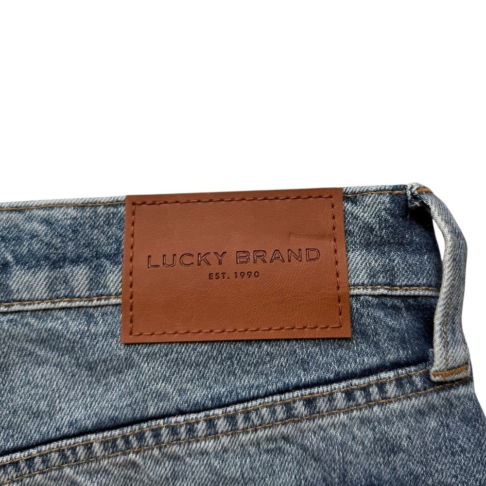 NWT Lucky Brand Mid Rise Boy Jean Shorts Raw Hem Distressed Size 29/8 - Picture 11 of 11
